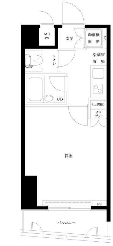 世田谷区代沢のマンションの間取り