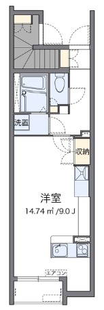 ミランダリバーテラス堀船の間取り