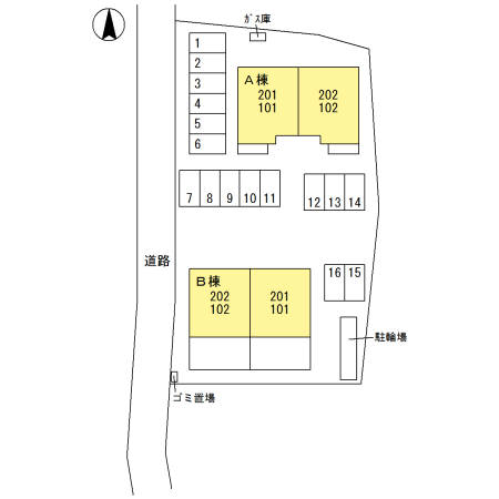 【太田市富沢町のアパートのその他】