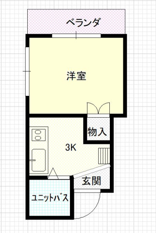 広島市中区住吉町のマンションの間取り