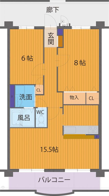 ハートフルマンション マルシアンの間取り