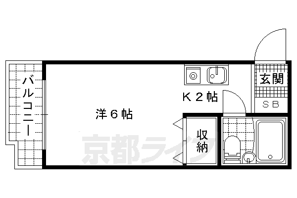 プルシャン山科の間取り