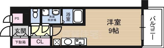 アドバンス新大阪3の間取り