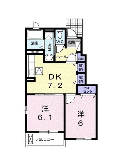 球磨郡錦町大字西のアパートの間取り