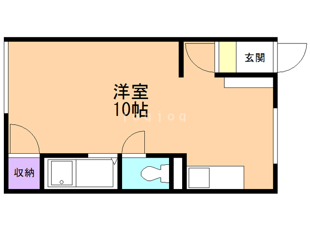 オリス芦別　　Ｌの間取り