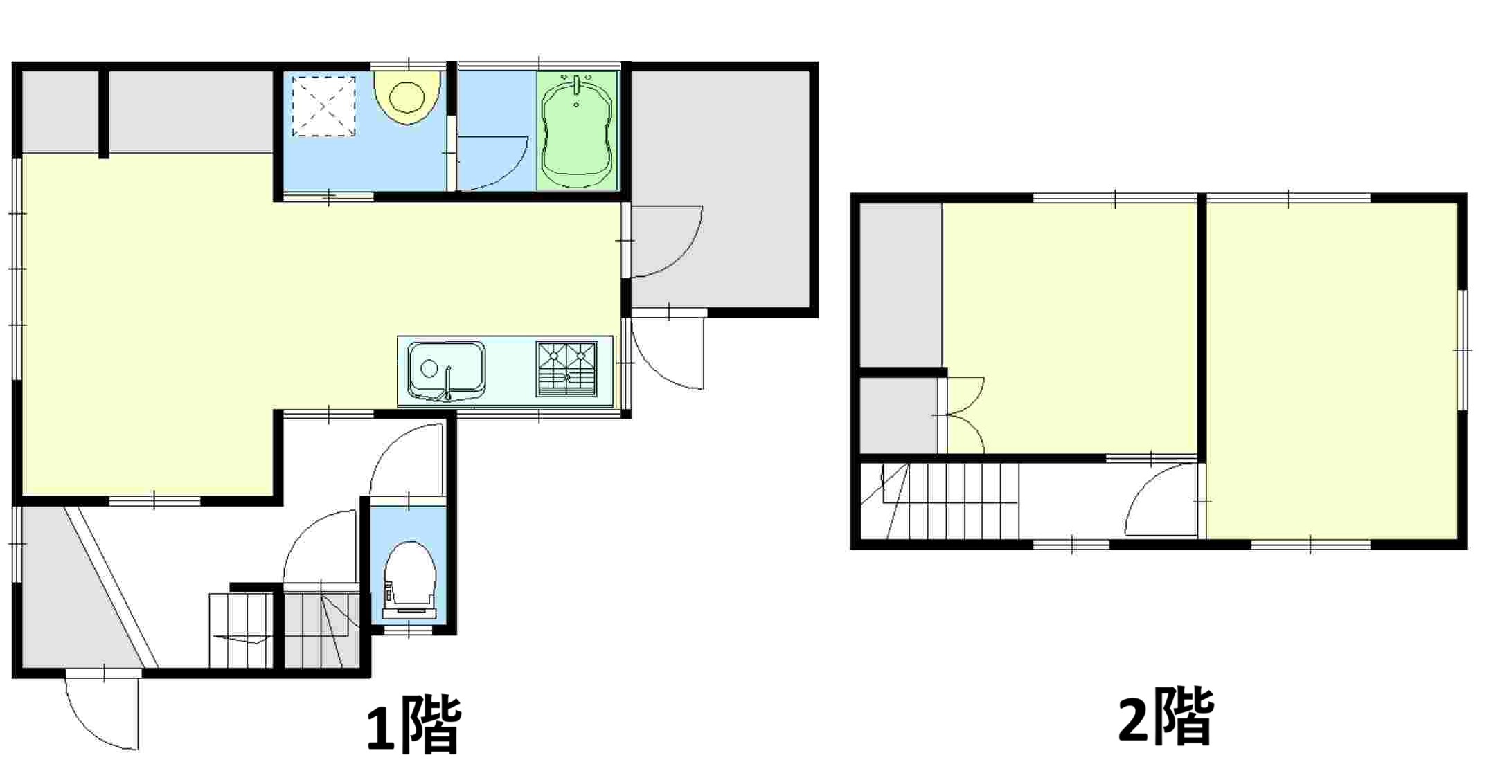 鹿島町戸建ての間取り写真
