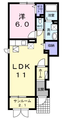 ミルローズの間取り