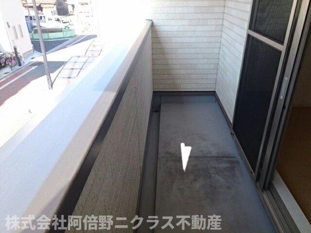 バルコニー　落ち着いた時間を過ごせるバルコニーです