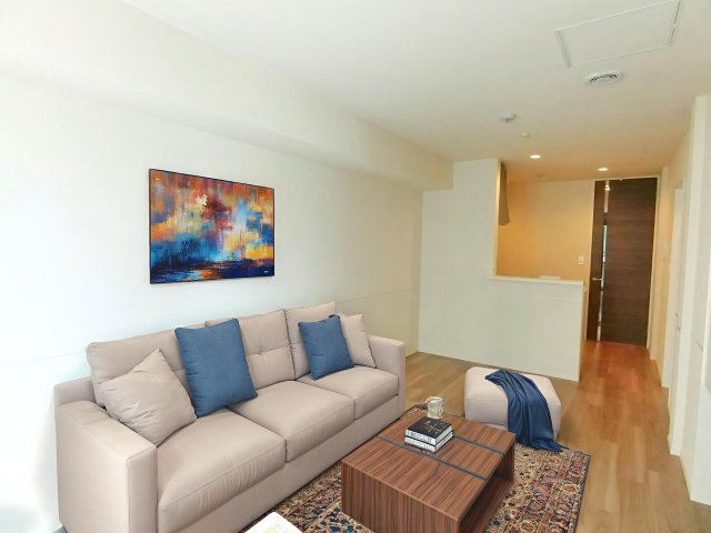 居室・リビング　CG家具のため実際は家具が付きません