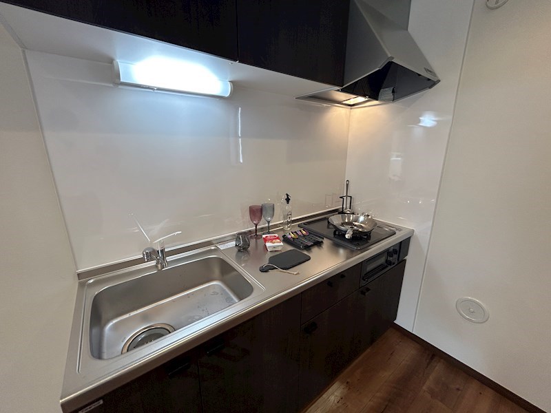 キッチン　システムキッチンコンロ付き