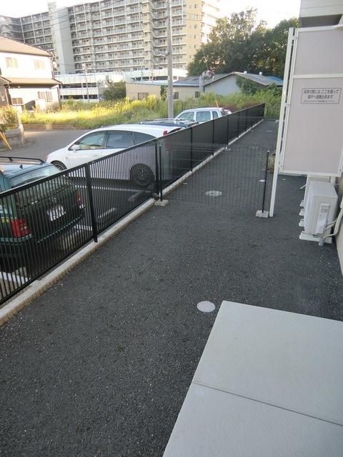 眺望　広々専用テラスあります