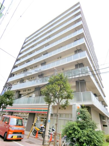 建物外観　1階コンビニセブンイレブン！2007年8月築　RC鉄筋コンク