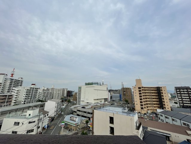 眺望　８階のベランダからの眺めです。