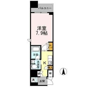 カスタリア堺筋本町の間取り写真