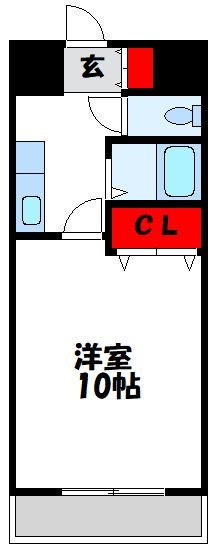ＪＲ鹿児島本線 教育大前駅 徒歩4分 8階建 築24年の間取り写真