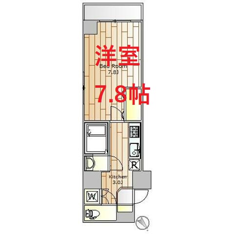 都営浅草線 戸越駅 徒歩4分 9階建 築15年の間取り写真