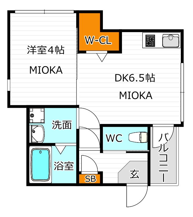 ハーモニーテラス上住吉の間取り写真