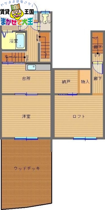 Atticoa Otonashiの間取り写真
