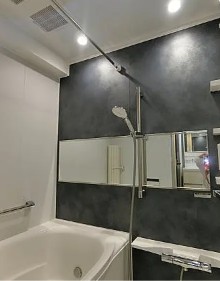 京王新線 初台駅 徒歩6分 7階建 築47年の風呂写真