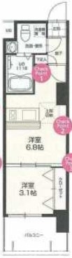 No.72 HARBOR EAST TOWERの間取り写真