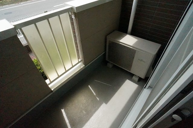 バルコニー　落ち着いた時間を過ごせるバルコニーです