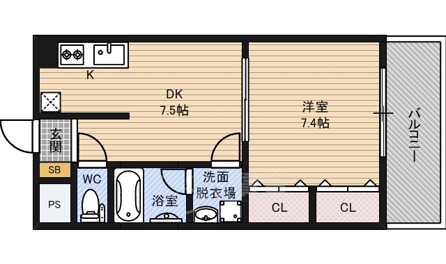 KAMステージの間取り写真
