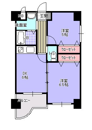 ジュウェル志家町の間取り