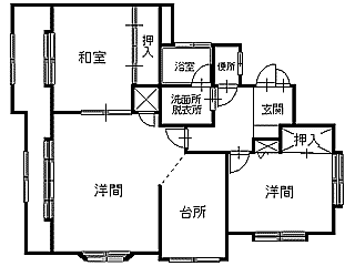 パルム2号館の間取り