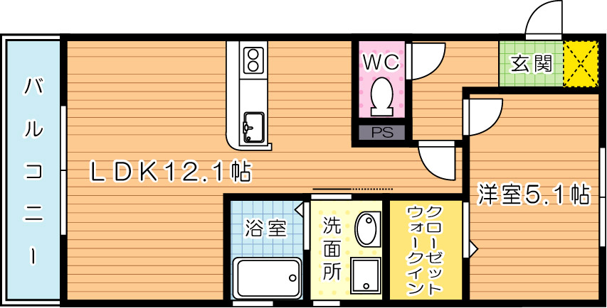 D-K houseの間取り