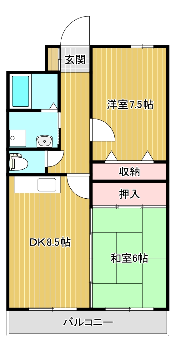 みどり荘の間取り