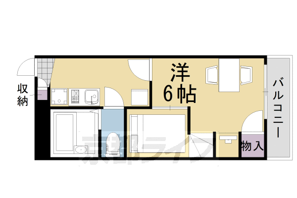 亀岡市大井町小金岐のアパートの間取り