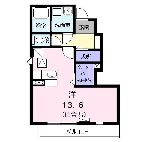 愛知県名古屋市中村区稲葉地町１（アパート）の賃貸物件の間取り