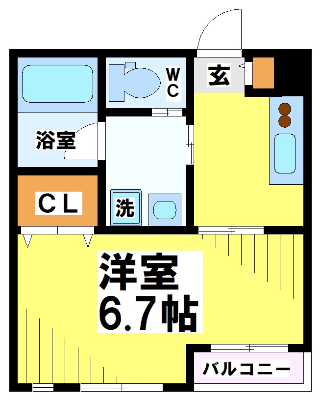 東京都調布市国領町７（アパート）の賃貸物件の間取り