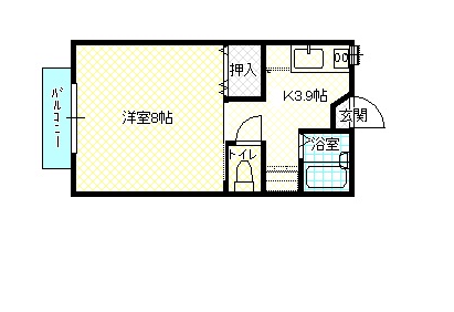 ヒコボシAの間取り