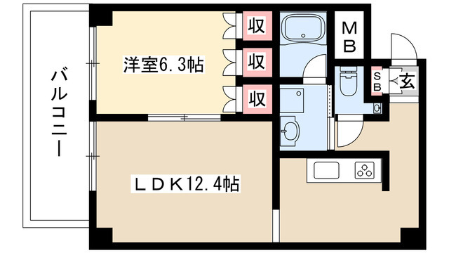 TACHIBANA BOX24の間取り