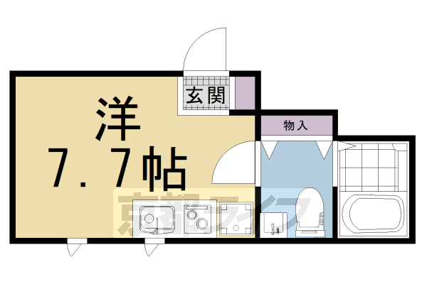 グランマーレ京都御所西の間取り