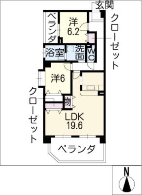 サンクチュアリ小幡の間取り