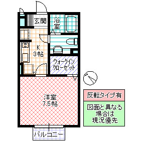 フローラ石宮の間取り