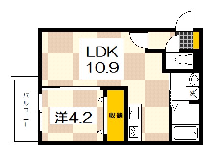 Anmut　廿日市の間取り