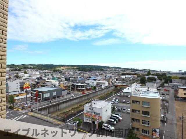 【静岡市駿河区東静岡のマンションの眺望】