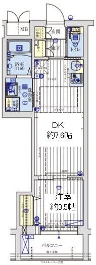 アクアプレイス京都聚楽第の間取り