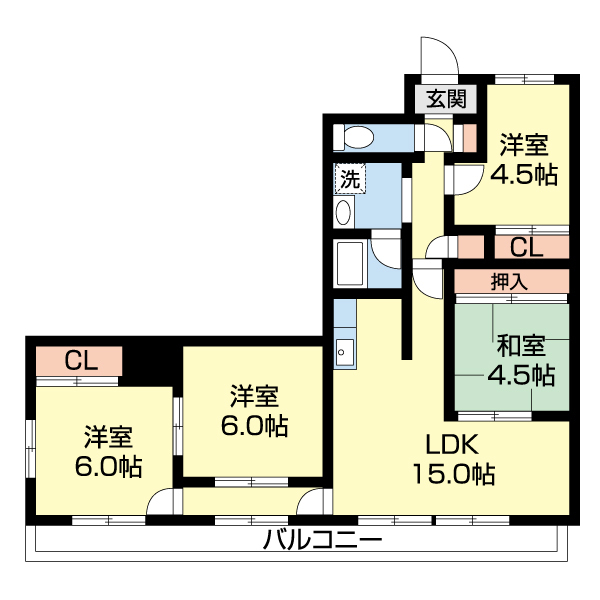 グリーンパレスの間取り