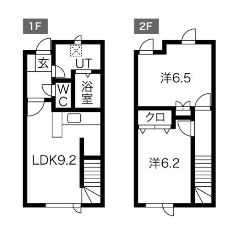 Le ciel（ルシエル）大谷地の間取り