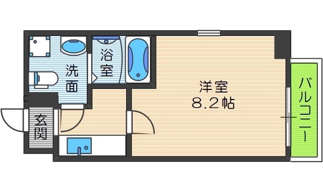 グランドーリア西院の間取り