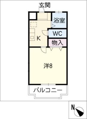 リトルアイランド３０３パートIIの間取り