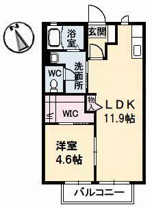 エクセルハイツＣ棟の間取り