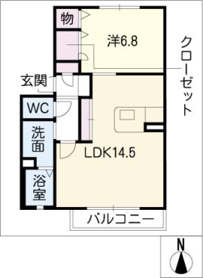 エクレール清水が丘の間取り