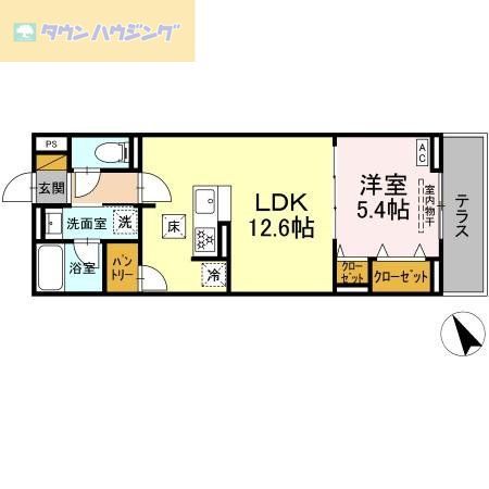 船橋市印内のアパートの間取り