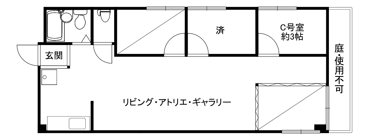 アカデミアアート東京忍台学院の間取り