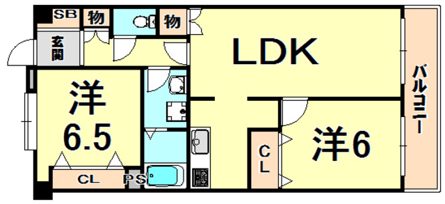 ＨＩＹＯＤＯＲＩの間取り